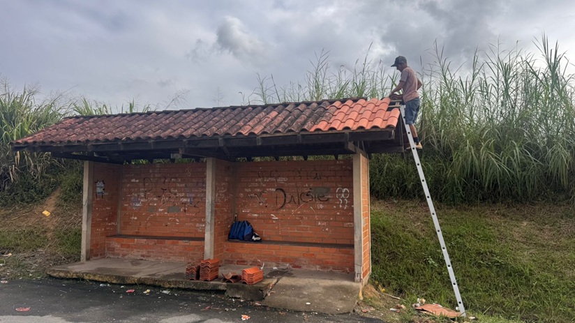 Guaramirim inicia revitalização e implantação de novos abrigos