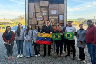 Guaramirim envia primeira carga de doações para famílias atingidas por terremoto na Venezuela